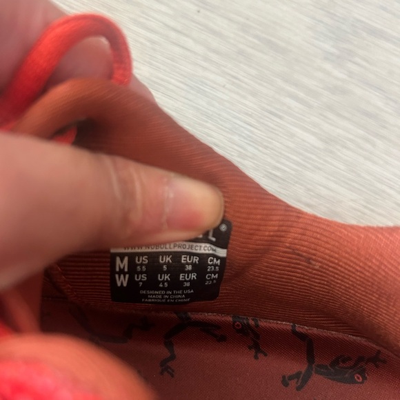 No Bull Project Fire (Red) Camouflage Trainer M5.5 W7 - Picture 8 of 8